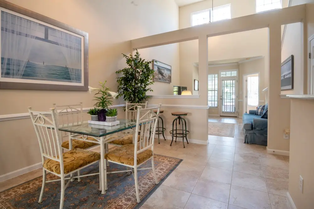 Bright open living room